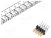 Conector şiruri pini tată 10 pini 2,54mm aurit SMT SAMTEC