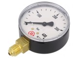 Manometru 0-400bar 63mm pentru Lichide și Gaze Inerte