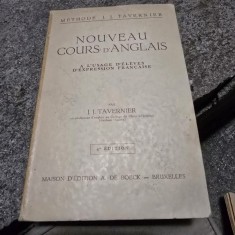 Nouveau cours dAnglais a lusage deleves dexpression francaise - J.J. Tavernier