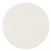 Gossi blat de masa, alb, &Oslash;40x2,5 cm, lemn masiv de pin