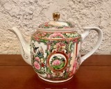 CEAINIC DIN PORTELAN CHINEZESC- PICTAT MANUAL H13,5CM