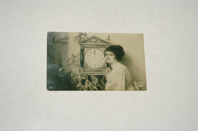 Carte postala circulata - La Multi Ani - 1924 foto