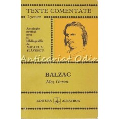 Mos Goriot - Honore De Balzac