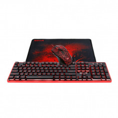 Kit gaming Redragon S107 tastatura + mouse + mousepad foto