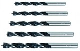 Set 5 burghie pentru lemn 4-10 mm prindere cilindrica RAIDER, Raider Power Tools