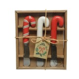 Set 3 cutite - Knife Stainl Steel - Red-White | Kaemingk