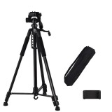 Trepied foto universal cu suport de telefon, pentru camere, GoPro, telefon, filet 1 4, inaltime maxima 168 cm, Dactylion
