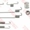 Set accesorii, sabot de frana SMART FORTWO Cabrio (450) (2004 - 2007) TRW SFK423