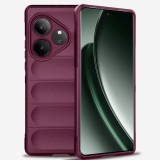 Husa antisoc pentru realme gt 6 / gt 6t, margini anti alunecare, magic shield, bordeaux