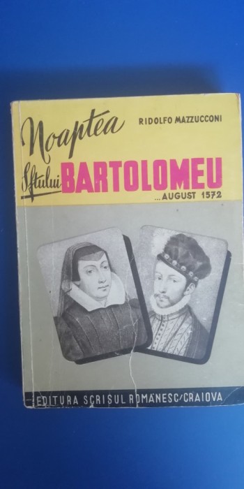 myh 41s -Ridolfo Mazzucconi - Noaptea Sfantului Bartolomeu - editie interbelica