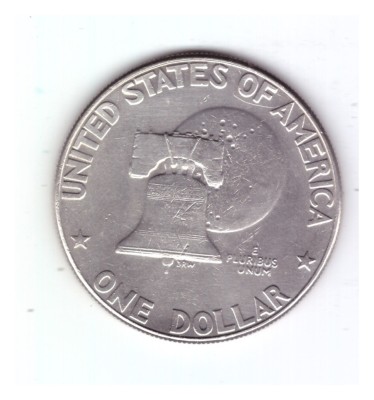 Moneda SUA 1 dollar/dolar 1976 D, tipul I, scris gros, stare foarte buna foto