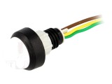 Lampă LED control galben/verde 24V &Oslash;13mm