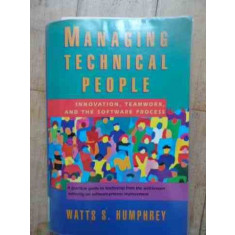 Managing Technical People - Watts S. Humphrey ,527510