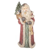 Figurina Mos Craciun ceramica multicolora 35x28x83 cm