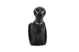 Manson Schimbator + Nuca VW Golf 4 (1998-2006) 6 Trepte, Piele Ecologica, Negru - ALM