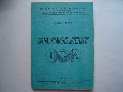 Management - Emilian Merce foto