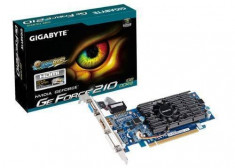 Placa video Gigabyte GeForce 210 1GB 64bit foto