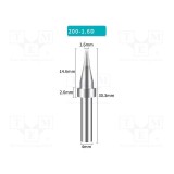 V&acirc;rf şurubelniţă 1,6mm SHENZHEN BAKON pentru staţie de lipit