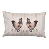 Cumpara ieftin Fata perna textil multicolor Gaina 30x50 cm
