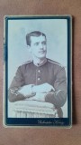Fotografie tip CDV, sublocotenent 1885