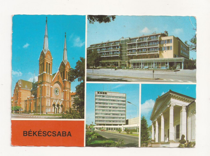 FA16 - Carte Postala- UNGARIA - Bekescsaba, circulata 1988