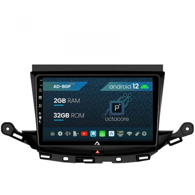 Navigatie Opel Astra K, Android 12, P-Octacore 2GB RAM + 32GB ROM, 9 Inch - AD-BGP9002+AD-BGRKIT251 foto