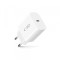 Incarcator Retea Tech-Protect NC20W, 20W, 3A, 1 x USB-C, Alb