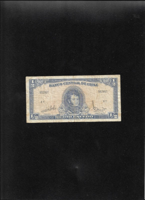 Chile 1/2 medio escudo 1962 seria552957 foto