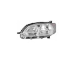 Far Peugeot 301, 01.2013-01.2017, montare fata, stanga, H1+H7; manual; cu becuri; halogen, VALEO