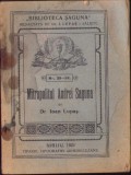 HST C5668N Mitropolitul Andrei Șaguna de Ioan Lupaș, 1921