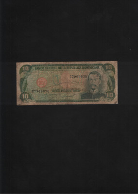 Republica Dominicana 10 pesos oro 1989(95) seria796965 foto