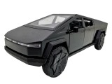 Macheta Tesla Cybertruck neagra 1:32 metal lumini si sunete usi deschise