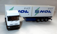 Herpa IVECO Eurotech 2*containere 20&amp;quot; NOL 1:87 foto