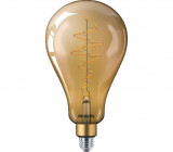 Bec LED vintage (decorativ) Philips Classic Gold Giant A160, EyeComfort, E27,