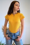 M765-991 Body tip tricou din material reiat, M, M/L