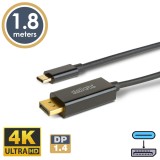 Cumpara ieftin Cablu USB-C la DisplayPort - 1.4 - 4K@60Hz - 1.8 m Best CarHome