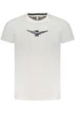 Cumpara ieftin Esercito Tricou barbati, cu imprimeu pe centru, Regular fit, Alb, S