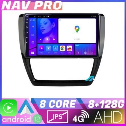 Navigatie VW Jetta 2011 2018 KIT JETTKIT 15 EDOTEC-LITE Android Ecran 720P Octa Core 8 128 Carplay CarStore Technology