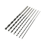 Set 7 burghie pentru lemn 4-12 mm, Lungime 300 mm, tija cilindrica (4, 5, 6, 7, 8, 10, 12 mm)