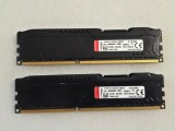 Kit Memorie RAM 16GB (2x8GB) DDR3 Kingston HyperX Fury Black, 1866MHz, CL10