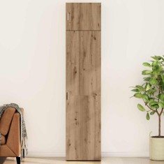 vidaXL Dulap de depozitare Pe perete stejar artizanal 50 x 41 x 225 cm 3394561