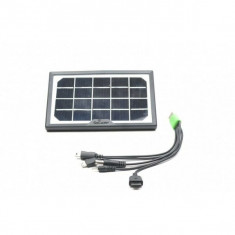 Panou solar fotovoltaic policristalin portabil pentru incarcare telefoane, CL-518WP