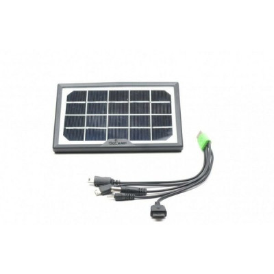 Panou solar fotovoltaic policristalin portabil pentru incarcare telefoane, CL-518WP foto