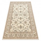 Covor de lana SOHO 477.15.LA107 OSTA Ornament, cadru, clasic bej / verde, 200x300 cm