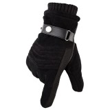Manusi pentru barbati, marime universal - tactile - black