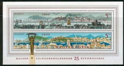 C5526 - Ungaria 1970 - Aniversari,nestampilat MNH foto