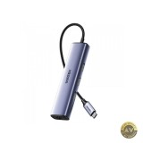 Hub USB-C UGREEN CM475 3 x USB-A 3.0 - 1 x RJ45 Gri