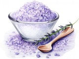 Cumpara ieftin Sticker decorativ, Sare din Lavanda, Mov, 79 cm, 1339STK-10