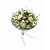 Buchet de Flori Eventissimi - Plante Uscate, Multicolor, verde crem