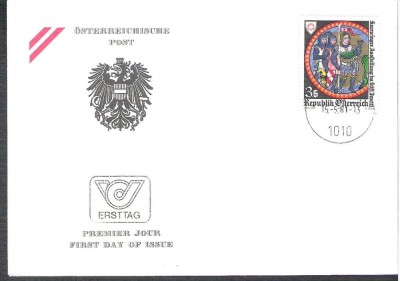 Austria &amp;Ouml;sterreich 1981 Kuenringer FDC K.153 foto